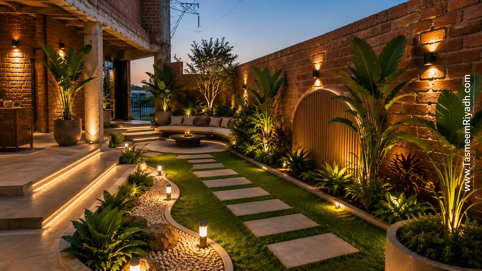 خدمة تنسيق حدائق فلل بالرياض بالرياض - شركة تصميم الرياض
